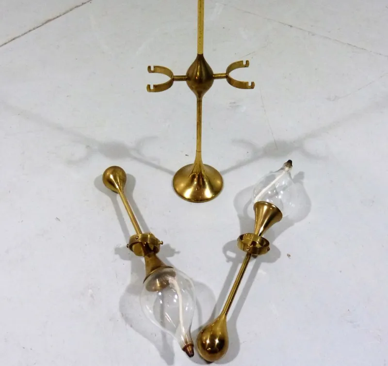 Pamono Clear Drops Oil Lamp by Freddie Andersen, 1970s> Candleholders