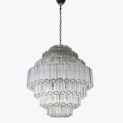 Clearance Pamono Clear Grande Palermo Chandelier from Pure White Lines