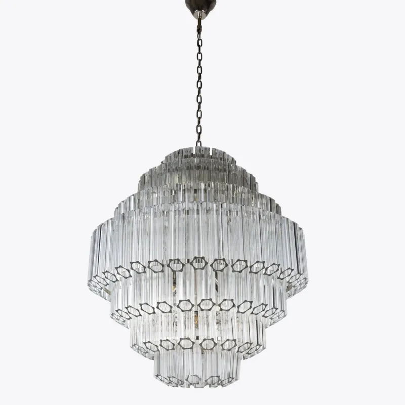 Clearance Pamono Clear Grande Palermo Chandelier from Pure White Lines