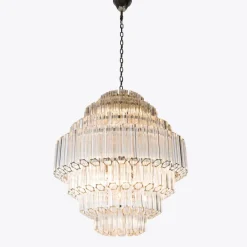 Clearance Pamono Clear Grande Palermo Chandelier from Pure White Lines
