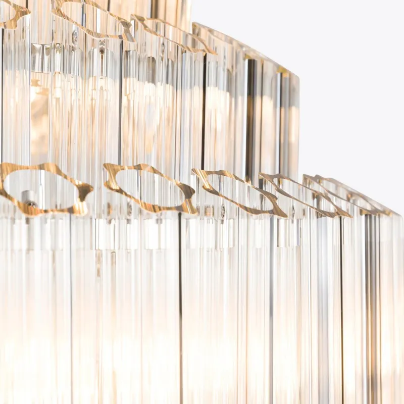 Clearance Pamono Clear Grande Palermo Chandelier from Pure White Lines