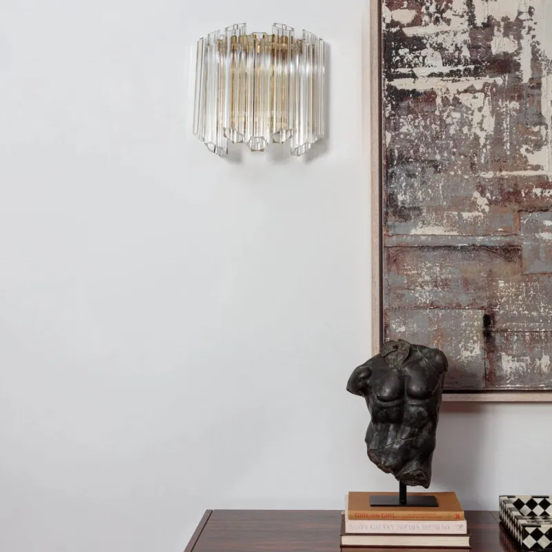 New Pamono Clear Palermo Wall Light from Pure White Lines