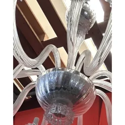 Pamono Clear Rostrato Murano Glass Chandelier by Simoeng><noscript><img width=
