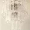 Pamono Clear Square Tubes Murano Glass Chandelier by Simoeng> Ceiling Lights