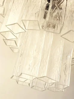 Pamono Clear Square Tubes Murano Glass Chandelier by Simoeng><noscript><img width=