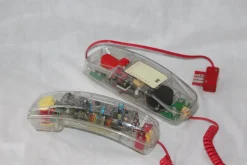 Pamono Clear Transparent Land Line Phone, France, 1995><noscript><img width=