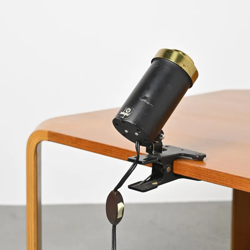Pamono Clip-on Lamps by Jacques Biny for Lita, 1950s, Set of 3> Table Lamps