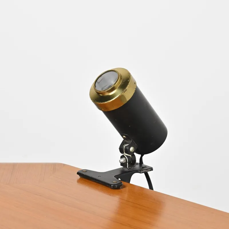 Pamono Clip-on Lamps by Jacques Biny for Lita, 1950s, Set of 3> Table Lamps
