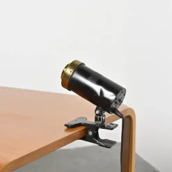 Pamono Clip-on Lamps by Jacques Biny for Lita, 1950s, Set of 3><noscript><img width=