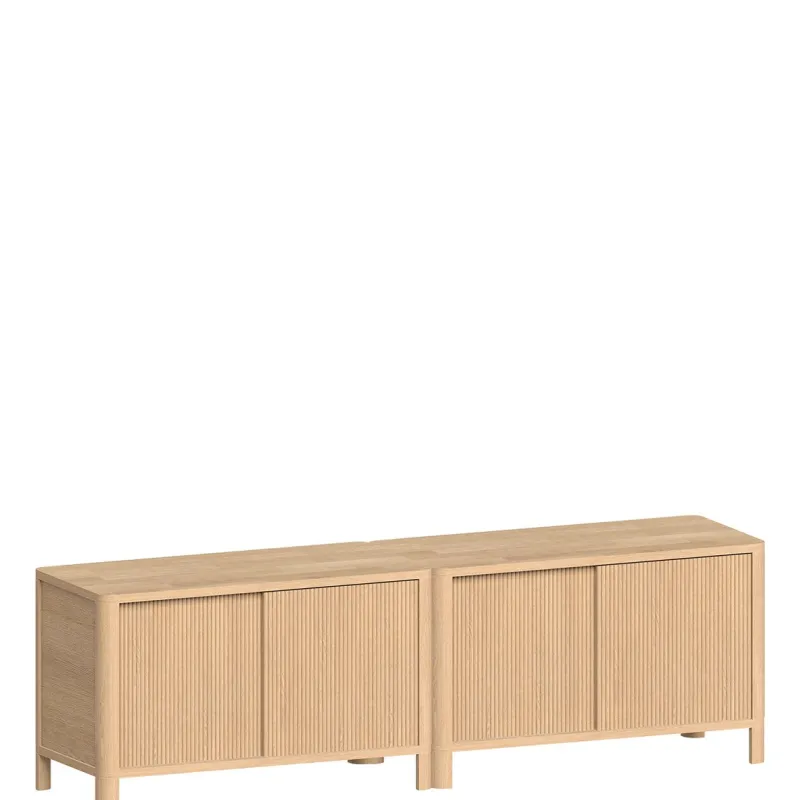 Online Pamono Cloe Oak TV Stand with Wooden Doors by Woodendot