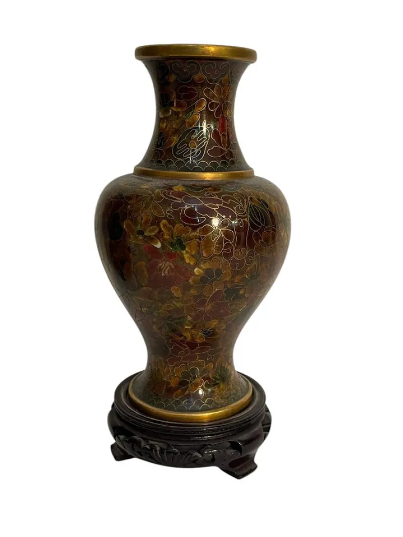 Best Pamono Cloisonné Vases, Japan, 20th Century, Set of 3