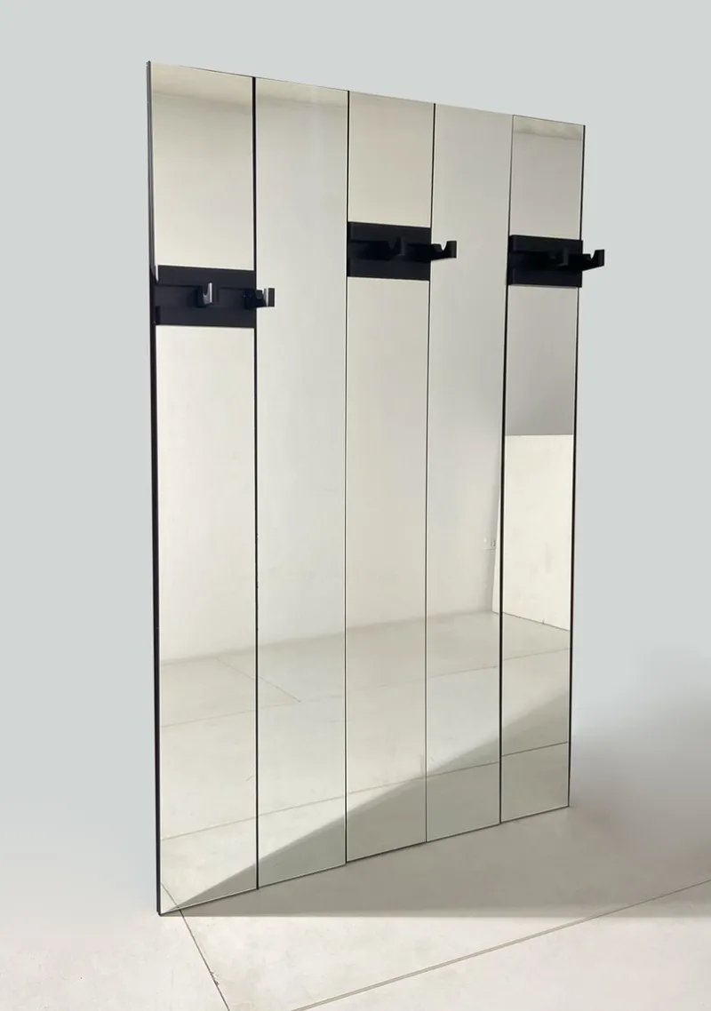 Pamono Clothes Hanger Panel with Mirror, 1999> Racks, Hooks & Valets