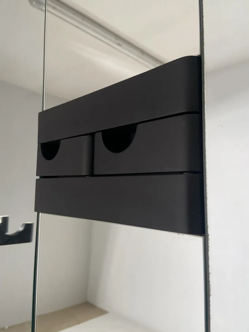 Pamono Clothes Hanger Panel with Mirror, 1999> Racks, Hooks & Valets