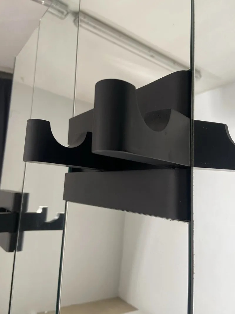 Pamono Clothes Hanger Panel with Mirror, 1999> Racks, Hooks & Valets