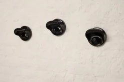 Pamono Coat Hooks by Olaf von Bohr for Kartell, 1970s, Set of 3> Racks, Hooks & Valets