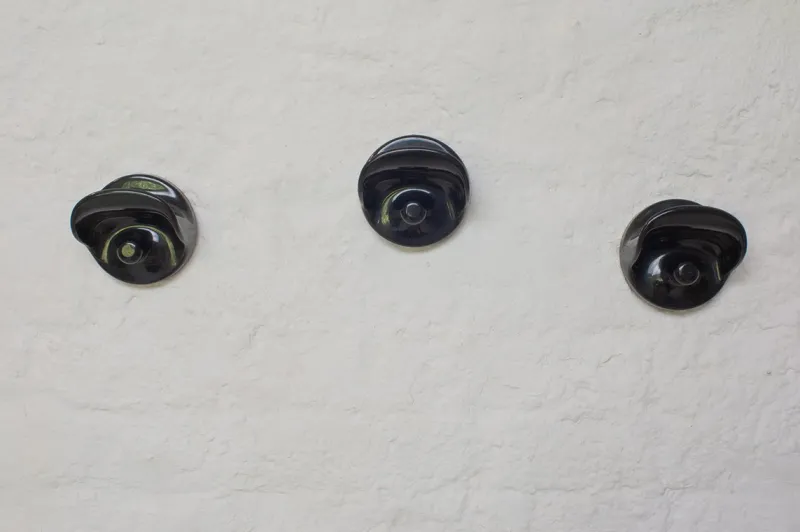 Pamono Coat Hooks by Olaf von Bohr for Kartell, 1970s, Set of 3> Racks, Hooks & Valets