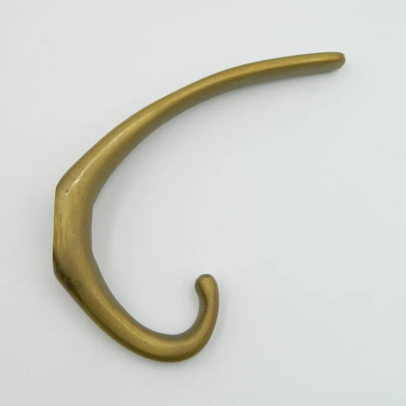 Pamono Coat Hooks in Brass by Franz Hagenauer for Werkstätte Hagenauer Wien, 1950s, Set of 9> Racks, Hooks & Valets