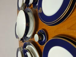 Pamono Cobalt Blue Dinnerware Set from Limoges, 1960s, Set of 68><noscript><img width=