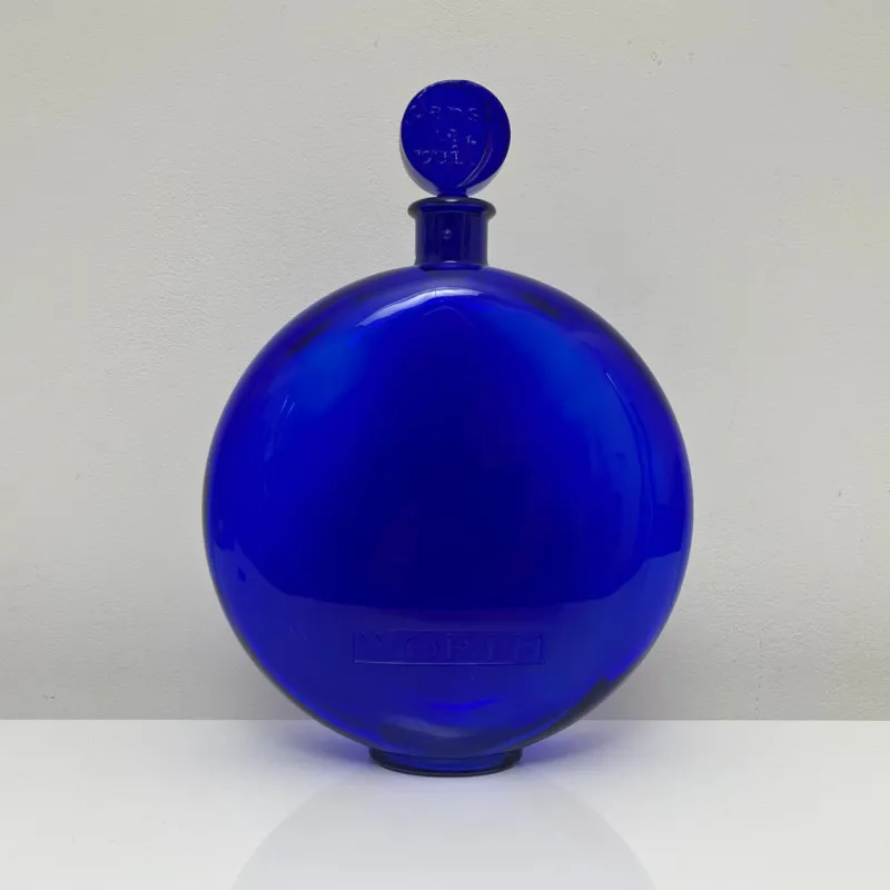 Pamono Cobalt Blue Perfume Bottle by René Lalique> Bottles, Carafes & Jugs