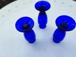 Discount Pamono Cobalt Glass Vase, 1970s, Set of 3
