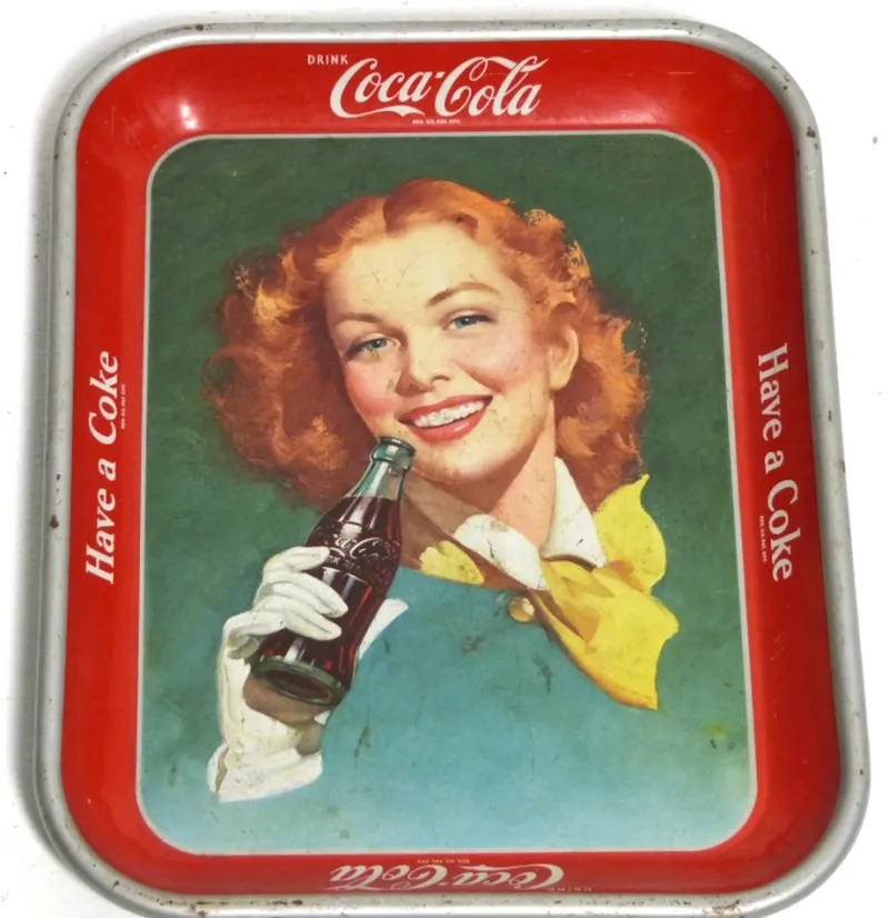 Online Pamono Coca-Cola Tray, USA, 1950s