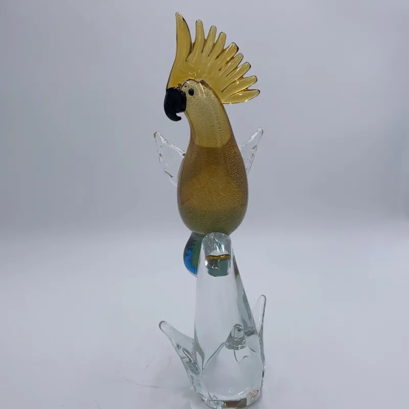 Pamono Cockatoo Sculpture by Fornace Mian> Decorative Objects