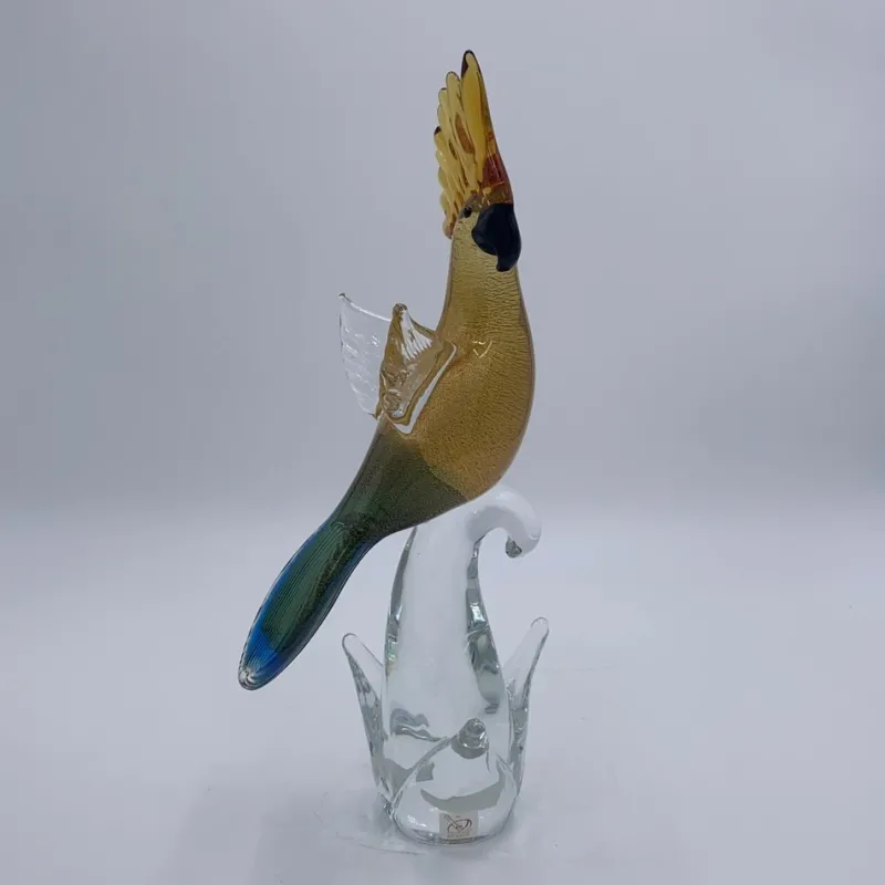 Pamono Cockatoo Sculpture by Fornace Mian> Decorative Objects