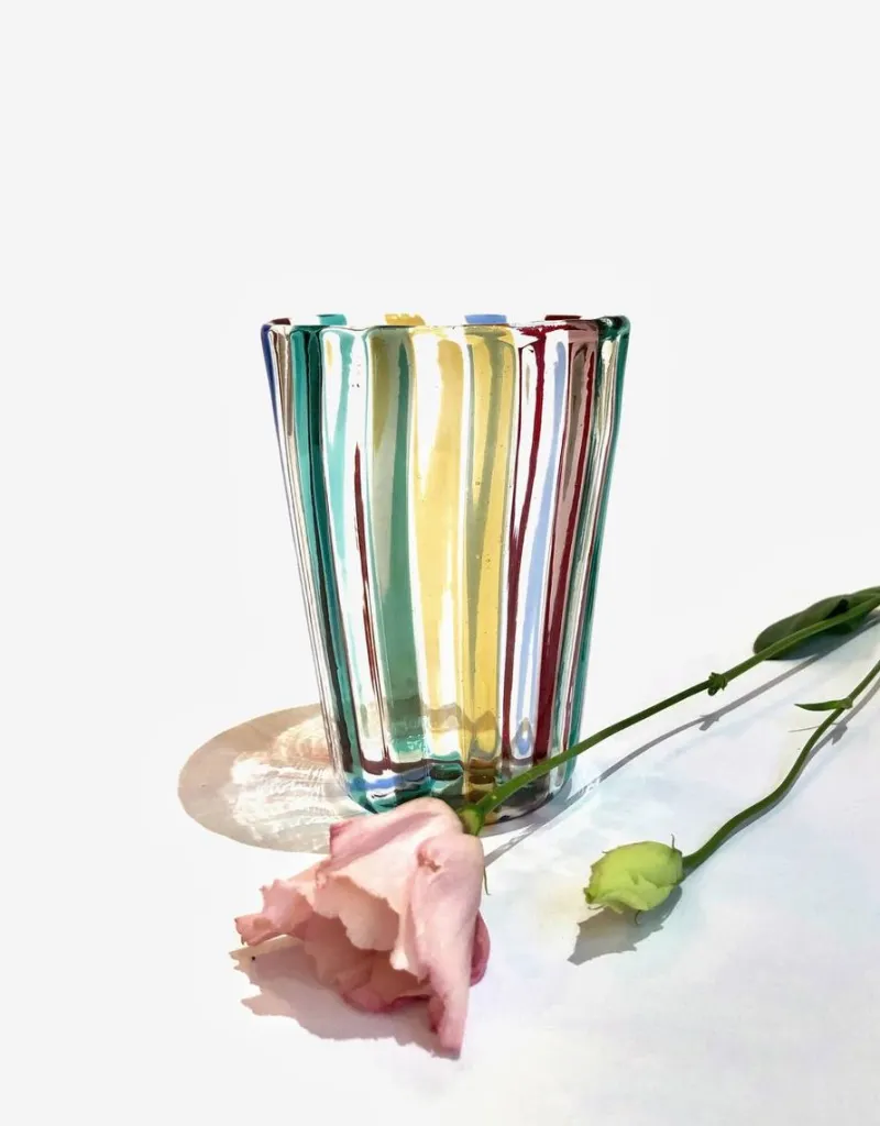 Pamono Cocktail Set in Murano Glass by Mariana Iskra, Set of 2> Tabletop|Glassware