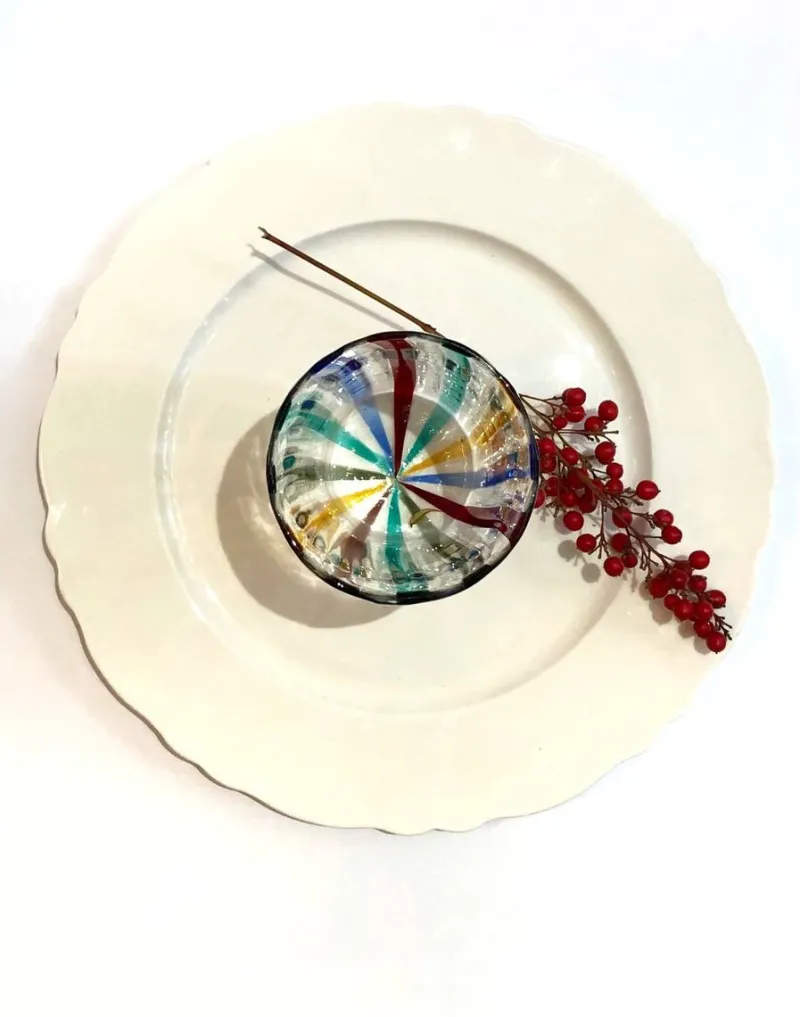 Pamono Cocktail Set in Murano Glass by Mariana Iskra, Set of 2> Tabletop|Glassware