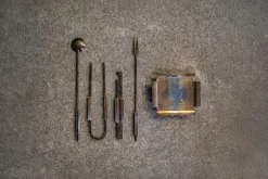 Pamono Cocktail Tools in Silver-Plated Brass attributed to Gio Ponti for PM Italy, 1960s, Set of 5> Cutlery & Serving Utensils