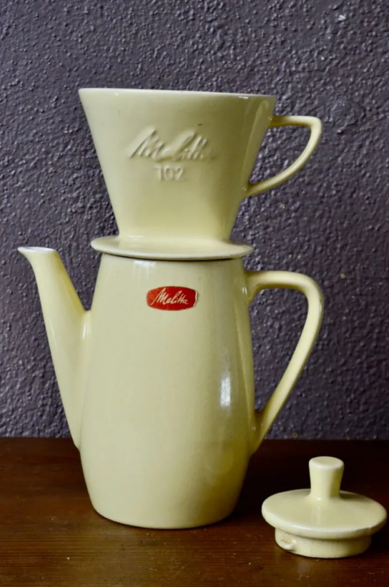 Pamono Coffee Maker and Filter from Melitta, Set of 3> Coffee & Tea Service