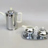 Pamono Coffee Making Set in Chrome-Plated Metal & Porcelain, 1950s, Set of 4> Coffee & Tea Service