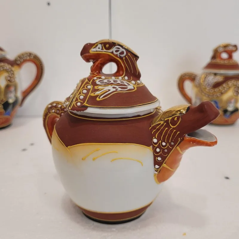 Online Pamono Coffee or Tea Cups in Satsuma Porcelain, 1930s, Set of 15