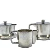 Pamono Coffee Pots, Plates and Milk Jug by Gio Ponti for Krupp, Italy, 1950s, Set of 5> Dinnerware Accessories