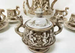 Pamono Coffee Service by R. Capodimonte, 1960s, Set of 12