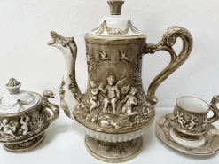 Pamono Coffee Service by R. Capodimonte, 1960s, Set of 12