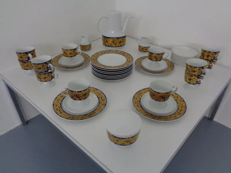 Pamono Coffee Service for 12 People by Tapio Wirkkala for Rosenthal, 1960s, Set of 42