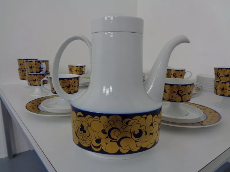 Pamono Coffee Service for 12 People by Tapio Wirkkala for Rosenthal, 1960s, Set of 42