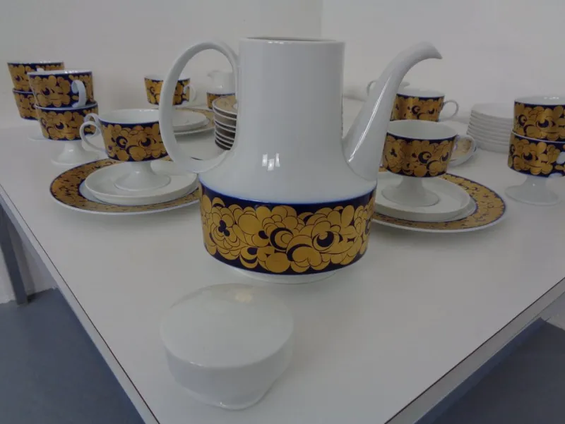 Pamono Coffee Service for 12 People by Tapio Wirkkala for Rosenthal, 1960s, Set of 42