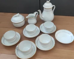 Pamono Coffee Service for Five People from Herend, 1950s, Set of 14> Coffee & Tea Service