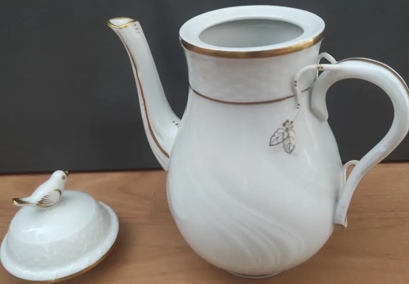 Pamono Coffee Service for Five People from Herend, 1950s, Set of 14> Coffee & Tea Service