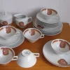 Pamono Coffee Service from Bareuther Waldsassen Bavaria, 1970s, Set of 20> Coffee & Tea Service