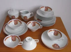 Pamono Coffee Service from Bareuther Waldsassen Bavaria, 1970s, Set of 20> Coffee & Tea Service