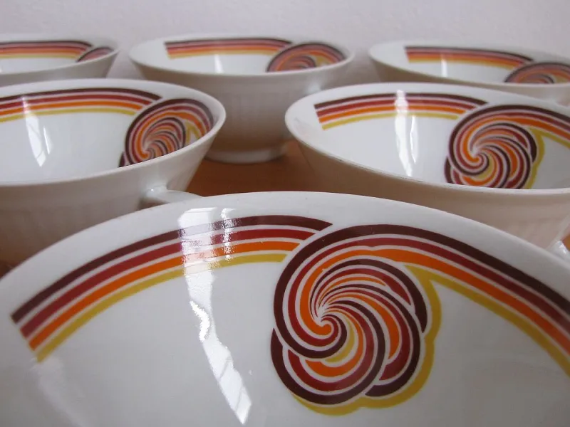 Pamono Coffee Service from Bareuther Waldsassen Bavaria, 1970s, Set of 20> Coffee & Tea Service