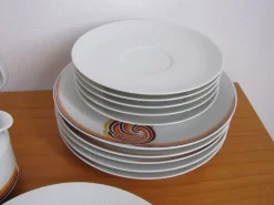 Pamono Coffee Service from Bareuther Waldsassen Bavaria, 1970s, Set of 21><noscript><img width=