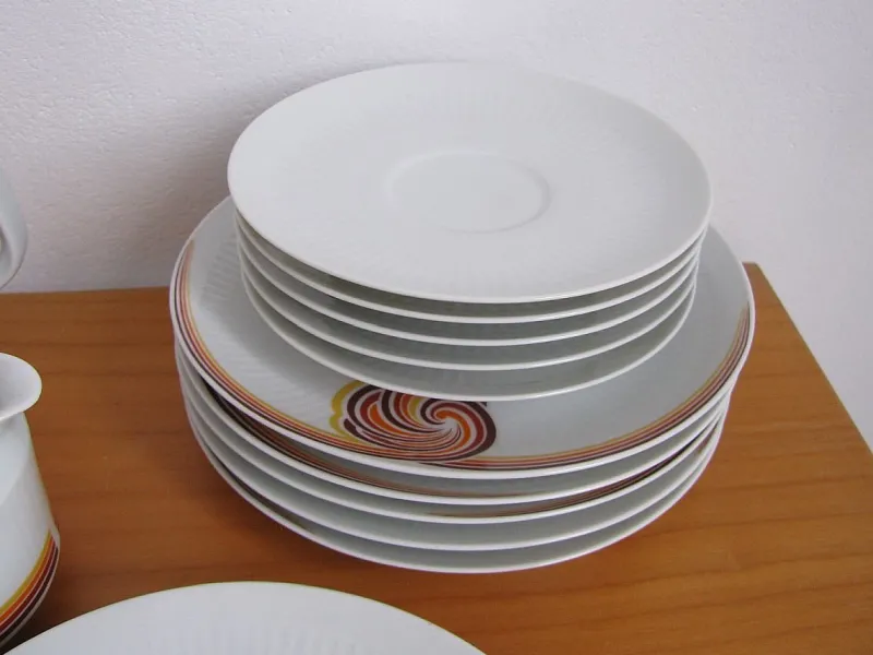 Pamono Coffee Service from Bareuther Waldsassen Bavaria, 1970s, Set of 21> Coffee & Tea Service