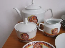 Pamono Coffee Service from Bareuther Waldsassen Bavaria, 1970s, Set of 21><noscript><img width=