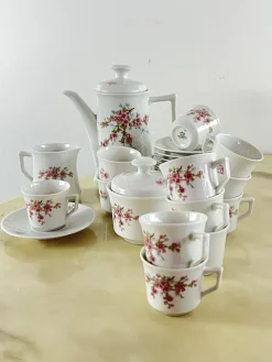 Outlet Pamono Coffee Service from Bareuther Bavaria, Germany, 1980s, Set of 15