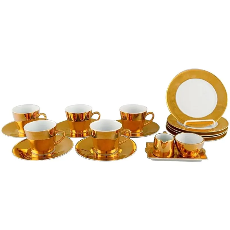 Online Pamono Coffee Service Set in Porcelain from Langenthal, Set of 18