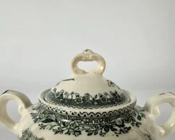 Clearance Pamono Coffee Serving Set in Green Burgenland from Villeroy & Boch, 1980s, Set of 9